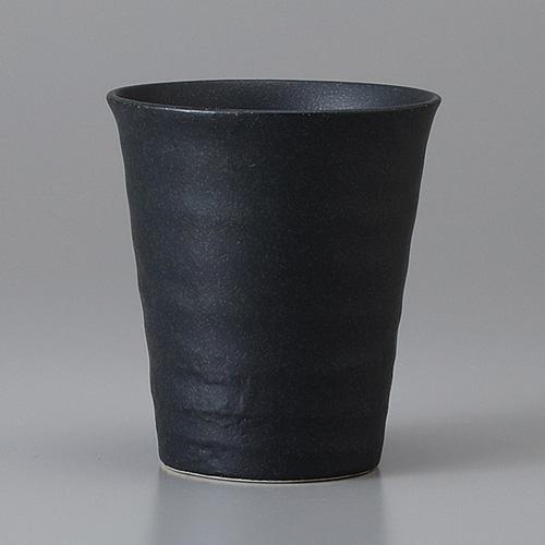 【みやび街道4-465】古代釉フリーカップ（黒）