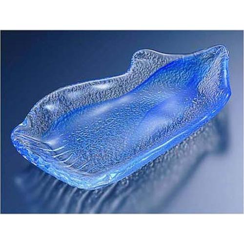 ガラス製 イカ皿 ＳＡ153－2ＢＬ   9-2382-2601