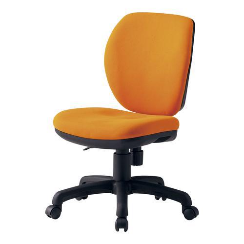 オフィスチェア（回転椅子）ＦＳＴ－77 オレンジ  9-2487-0501