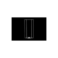変型角柱グラス　中　6個入 qw-7593