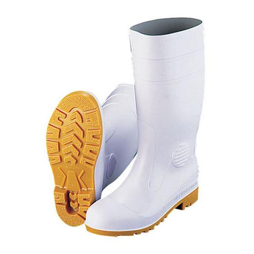 ミドリ 安全長靴ワークエースＷ1000 白（耐油性）24.5cm  9-1458-0301