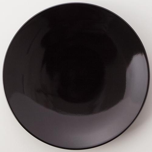 【問合せ商品】[和風]ビュッフェスタイル黒 浅形尺二皿