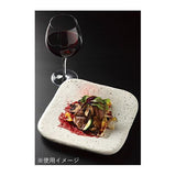 【nc8-375】タ゛ルメシアン 19㎝ハ゜レット正角皿 ●6個入 EC-15293