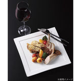 【nc8-373】キューエイ 23.5㎝フ゜ラチナ角皿 ●6個入 CD-10687