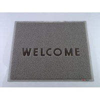 3Ｍ 文字入マット ＷＥＬＣＯＭＥ グレー  9-1451-0407