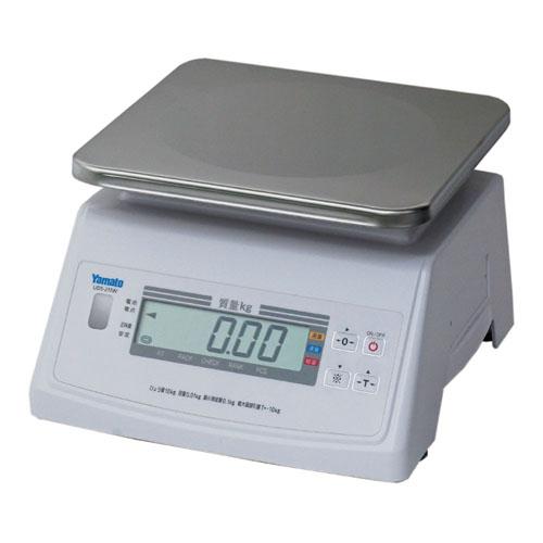 ヤマト 防水型デジタル上皿ハカリ10kg UDS-211W-10K 9-0598-0301