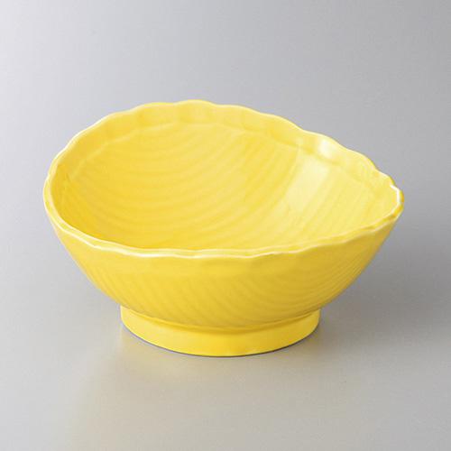 【みやび街道4-122】黄楕円小鉢