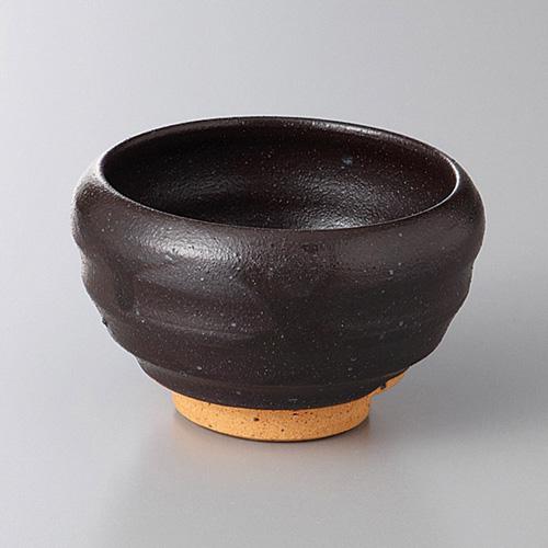 【みやび街道5-155】黒織部くくり小付（手造） (本商品の販売を終了致しました)