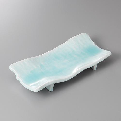 【みやび街道4-242】青白磁9．0まな板焼物皿