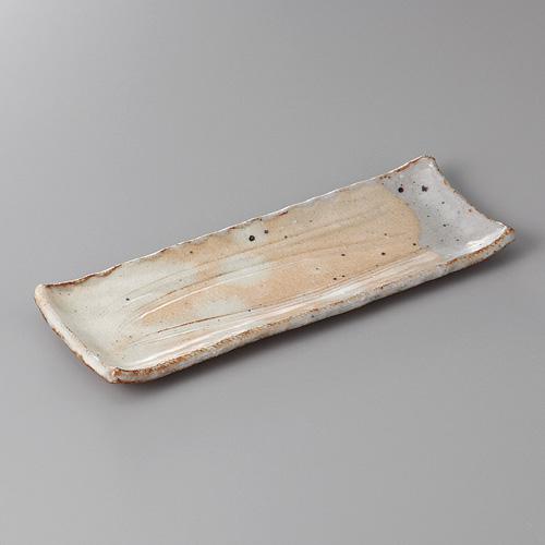 【みやび街道5-234】粉引掛付出し皿（手造り） (本商品の販売を終了致しました)