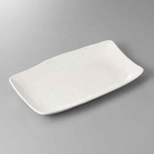 【みやび街道4-228】白釉ほっけ皿