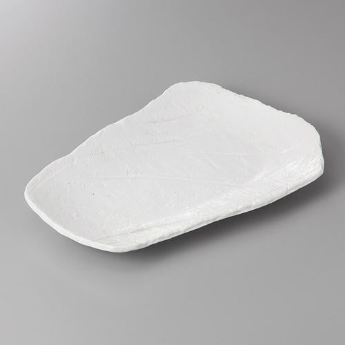 【みやび街道4-246】白釉砂目焼物皿