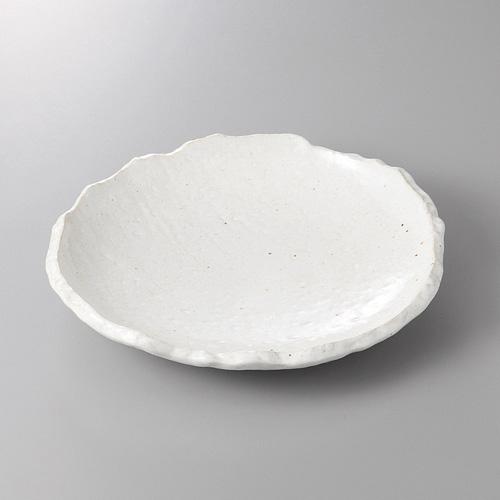 【みやび街道4-382】白釉たたき大皿