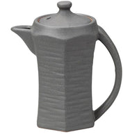 【みやび街道5-439】備前風六角蓋付冷酒器（小） (本商品の販売を終了致しました)