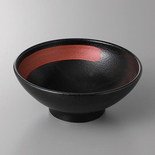 【みやび街道4-536】赤銀彩7．0丸高台鉢