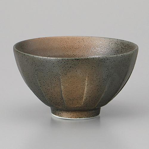 【みやび街道4-570】古代釉れいめいソギ飯碗