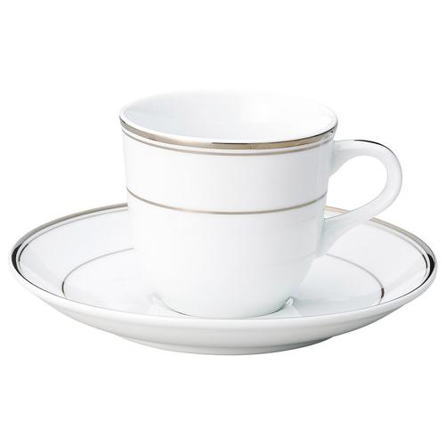【みやび街道4-729】トリプルプラ　（軽量・レンジ可）　コーヒー碗皿
