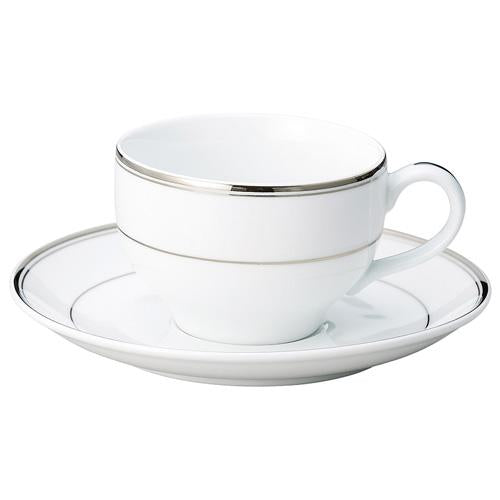 【みやび街道4-729】トリプルプラ　（軽量・レンジ可）　紅茶碗皿