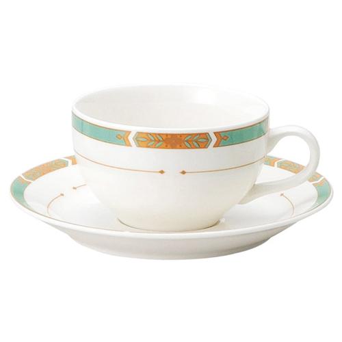 【みやび街道4-730】グリーンアロー　新紅茶碗皿