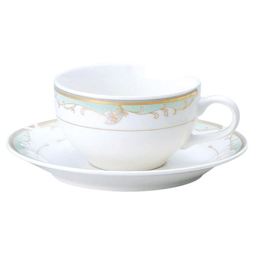 【みやび街道4-731】グリーンエンペラー　新紅茶碗皿