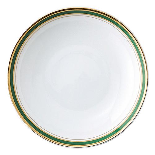 【みやび街道4-726】ディープグリン（最高級ボーンチャイナ）　小皿