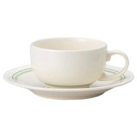 【みやび街道4-744】グリーンロイヤル　紅茶碗皿