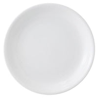 【みやび街道4-705】ハイストロング　ホワイト（高強度磁器給食用食器）　浅皿20㎝