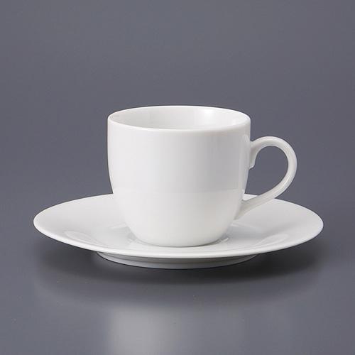 【みやび街道4-772】白ホーダンコーヒー碗皿