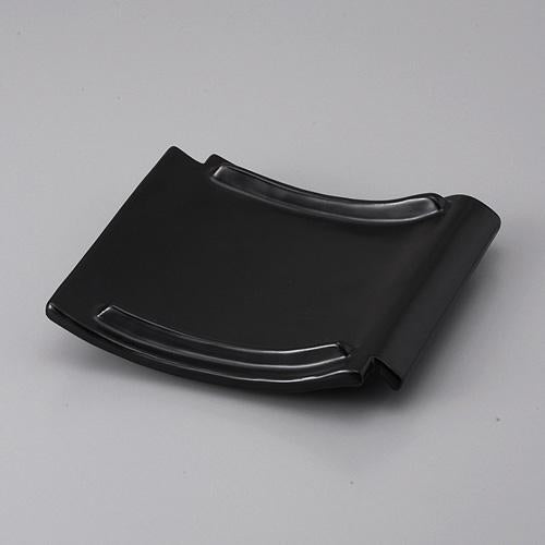 【みやび街道5-862】黒耐熱瓦形陶板