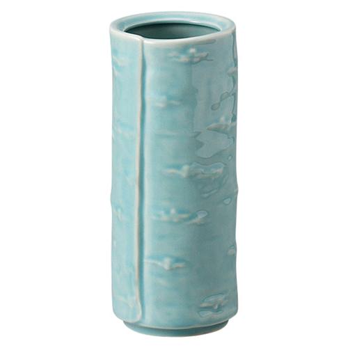 【みやび街道5-905】青磁白樺花瓶