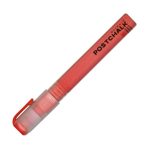 ボード用マーカー 蛍光カラー･6㎜芯 赤POST-500A-120S 9-2516-0302