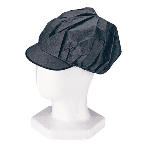 ツクツク帽子 キャスケット EL-700 ブラック20入(電石不織布) 9-1490-1305