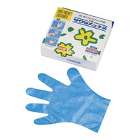 【問合せ商品】サクラメンＤＸエンボス手袋（外エンボス） Ｌ ブルー（100枚入）  9-1471-0204