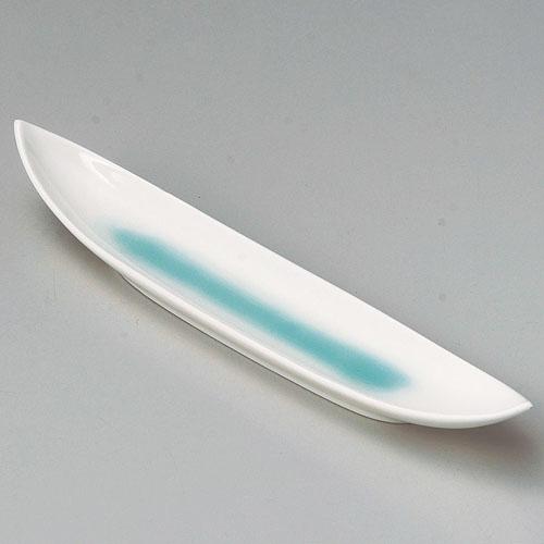 【ときわ28集-128】 青白磁舟型９.０寸前菜皿