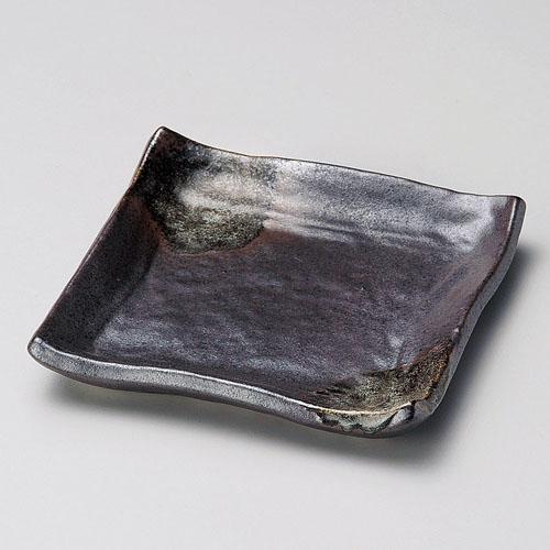 【ときわ28集-217】 鉄黒銘々皿（本商品の販売を終了致しました）