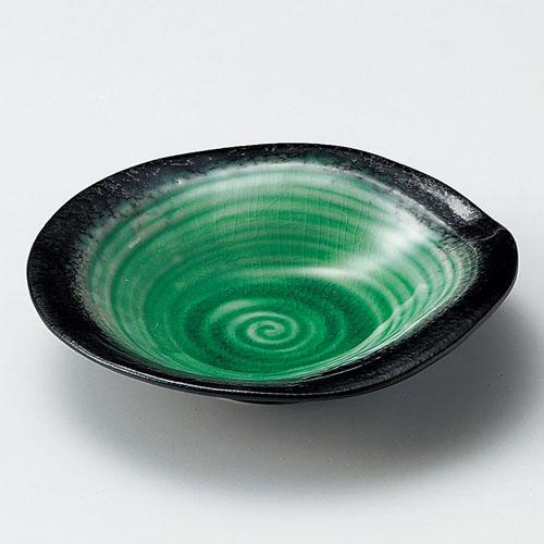 【ときわ28集-37】 エメラルドグリーン５.５浅鉢