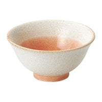 【ときわ28集-668】釉彩（若草・ピンク） ピンク４.０スープ碗