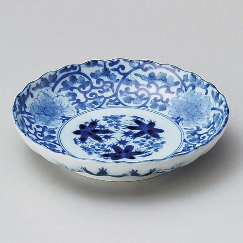 【ときわ28集-230】 藍染唐草５.０皿(本商品の販売を終了致しました)