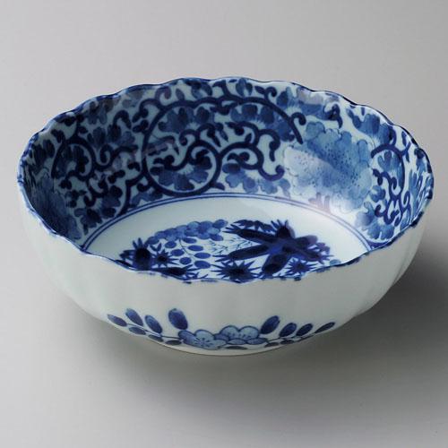 【ときわ28集-269】 藍染唐草４.５鉢(本商品の販売を終了致しました)