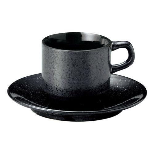 【ときわ28集-565】黒御影 スタックコーヒー碗