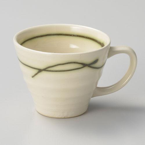 【ときわ28集-609】 緑線コーヒー碗