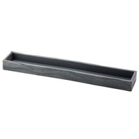 【ときわ28集-154】 黒銀彩７.０長角鉢 (本商品の販売を終了致しました)