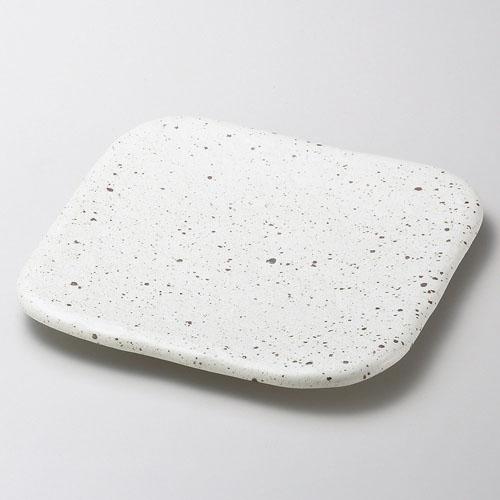 【ときわ28集-186】 白斑点パレット１９cm正角皿