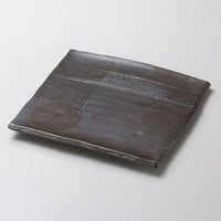 【ときわ28集-189】 炭化土正角７.０皿(本商品の販売を終了致しました)