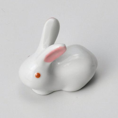 【ときわ28集-289】 ウサギ（ピンク）箸置