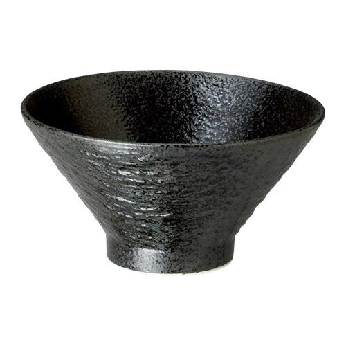 【ときわ28集-563】ペトラ ブラック 高台深口丼１９ ＢＫ