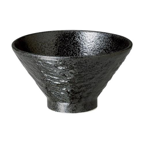 【ときわ28集-563】ペトラ ブラック 高台深口丼１４ ＢＫ
