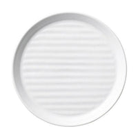 【ときわ28集-598】機能食器 ホワイト１６cmストライプ皿