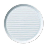 【ときわ28集-598】機能食器 ブルー１７cmストライプ皿