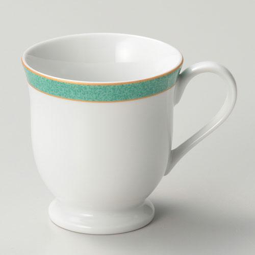 【ときわ28集-611】 エメラルドグリーンコーヒー碗